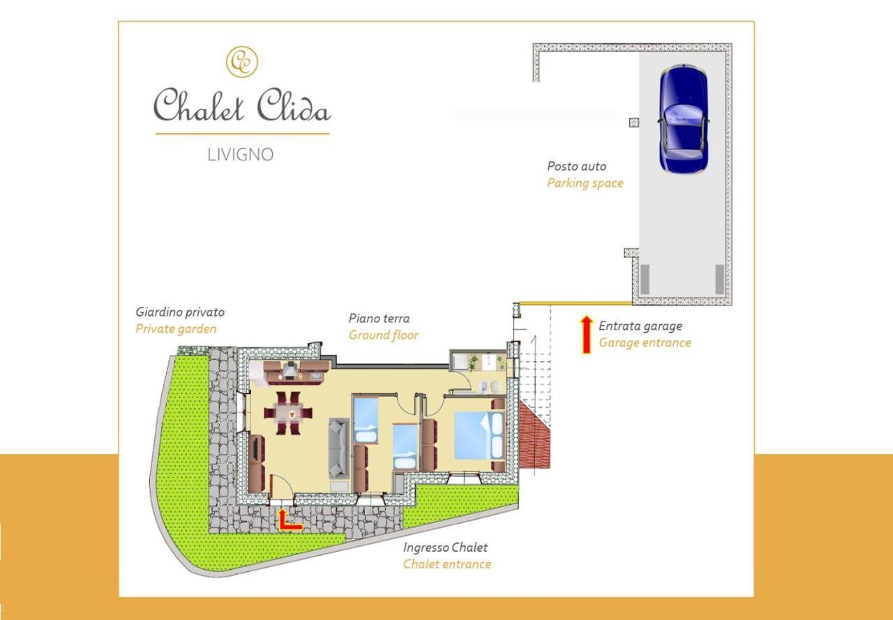 Chalet Clida Livigno Bagian luar foto